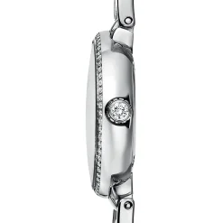 Tiffany & Co. Atlas® 24 mm watch in stainless steel with diamonds and gray mother-of-pearl. | ^Women Fine Watches|Women’s Watches