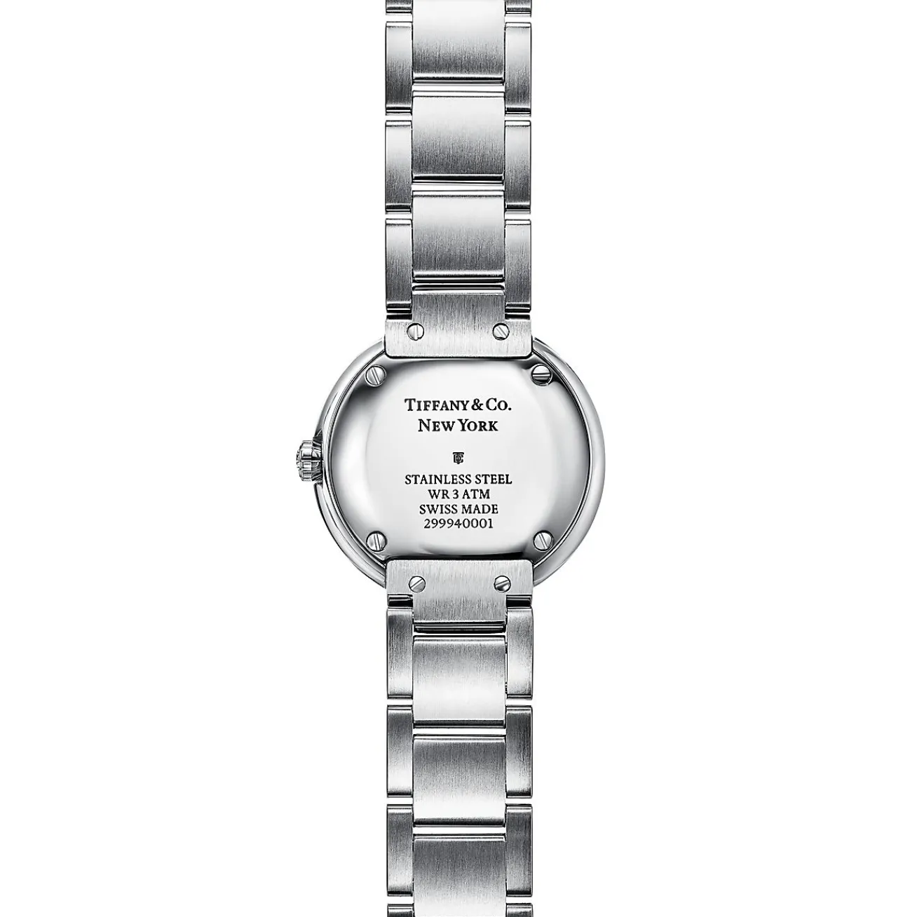 Tiffany & Co. Atlas® 24 mm watch in stainless steel with diamonds and a pavé diamond dial. | ^Women Fine Watches|Women’s Watches