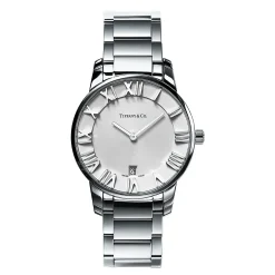 Tiffany & Co. Atlas® 2-Hand 37.5 mm watch in stainless steel. | ^ Fine Watches|Him