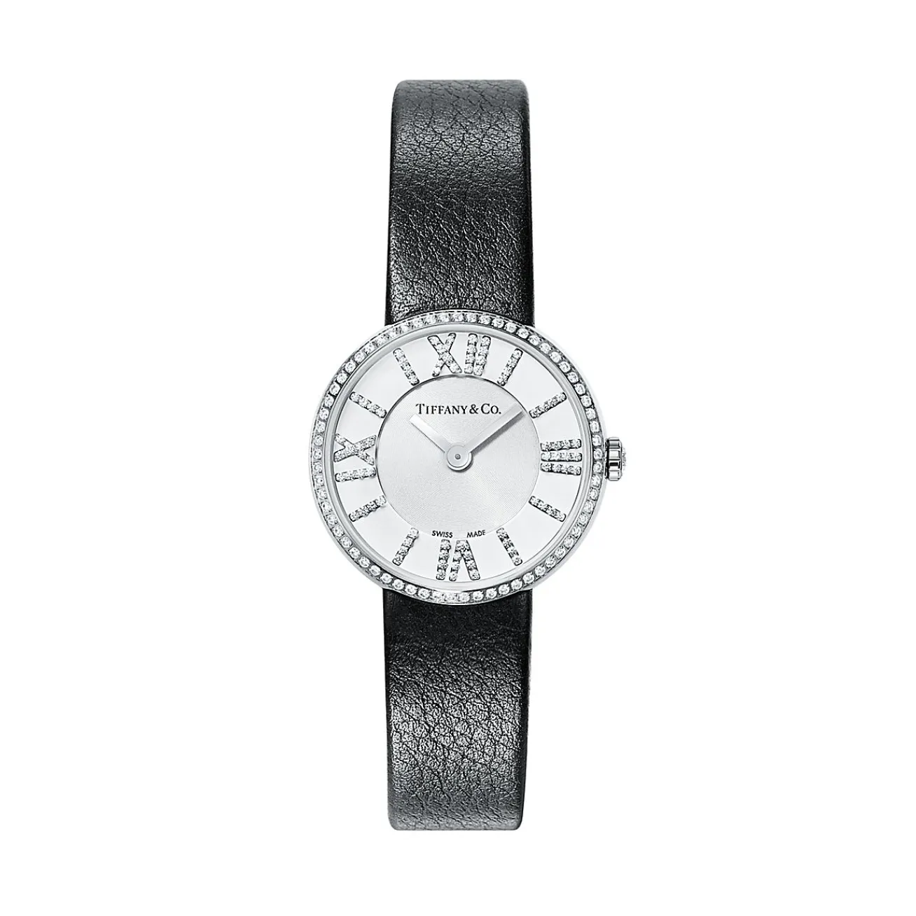 Tiffany & Co. Atlas® 2-Hand 24 mm women's watch in stainless steel with diamonds. | ^Women Business Gifts|Women’s Watches