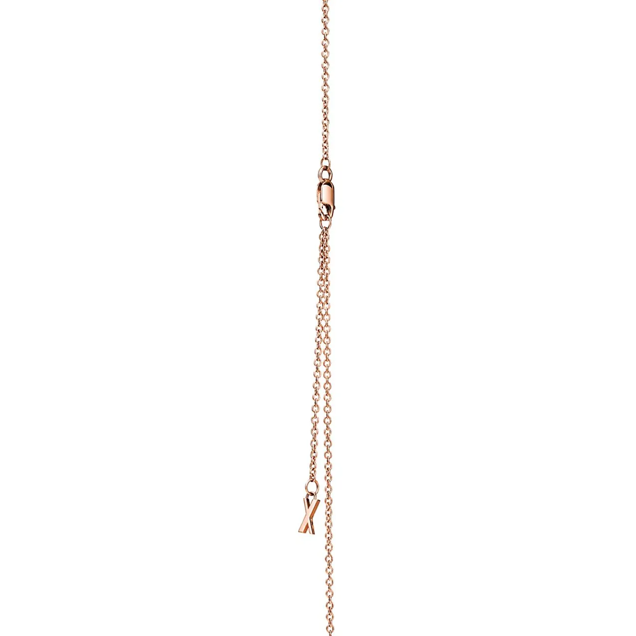 Tiffany & Co. Atlas® X Closed Interlocking Pendant in Rose Gold | ^ Necklaces & Pendants|Men's Jewelry