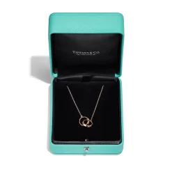 Tiffany & Co. Atlas® X Closed Interlocking Pendant in Rose Gold | ^ Necklaces & Pendants|Men's Jewelry