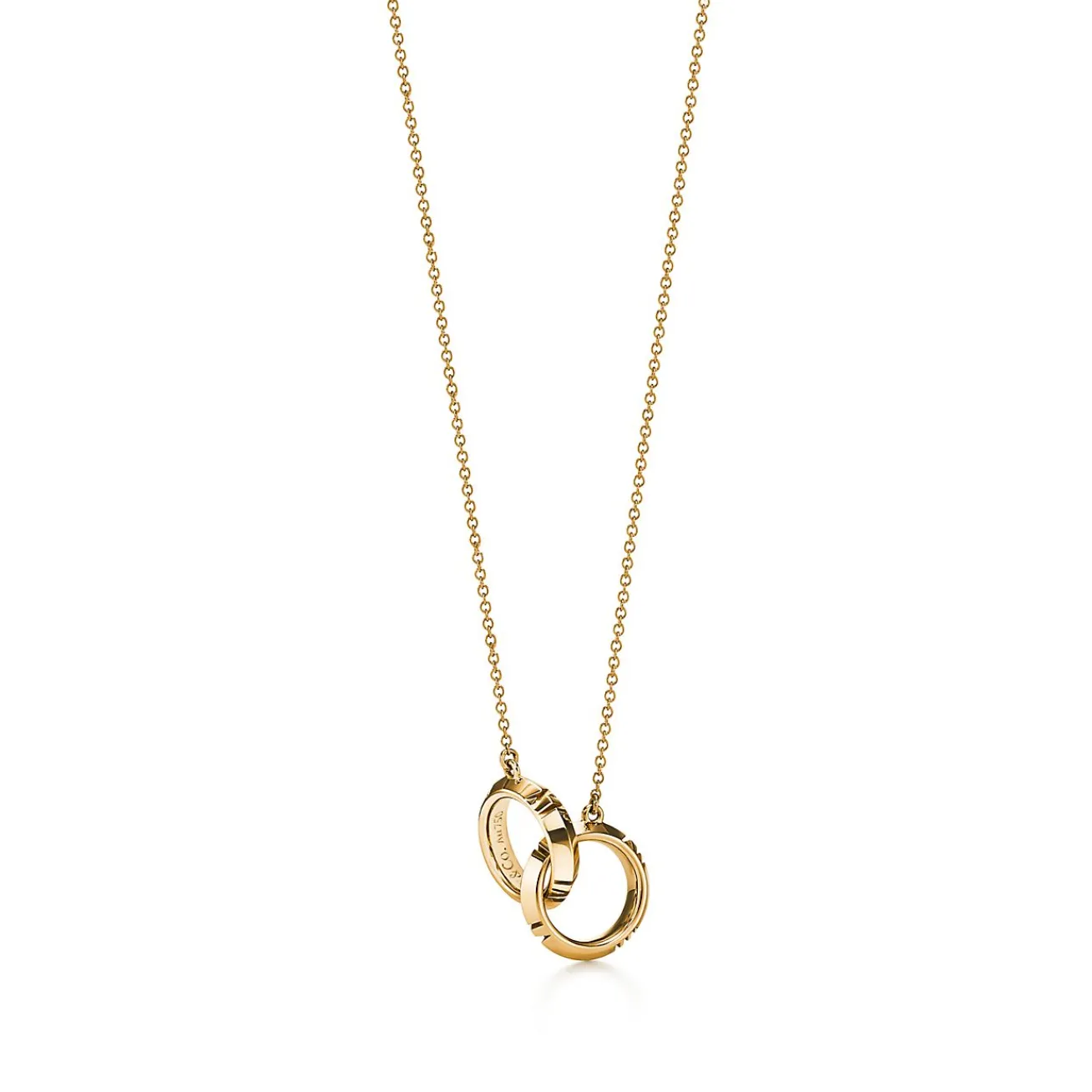 Tiffany & Co. Atlas® X Closed Interlocking Pendant in Yellow Gold | ^ Necklaces & Pendants|Men's Jewelry