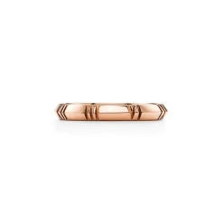Tiffany & Co. Atlas® X Closed Narrow Ring in Rose Gold, 3 mm Wide | ^ Rings|Men's Jewelry