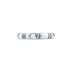 Tiffany & Co. Atlas® X Closed Narrow Ring in White Gold, 3 mm Wide | ^ Rings|Men's Jewelry