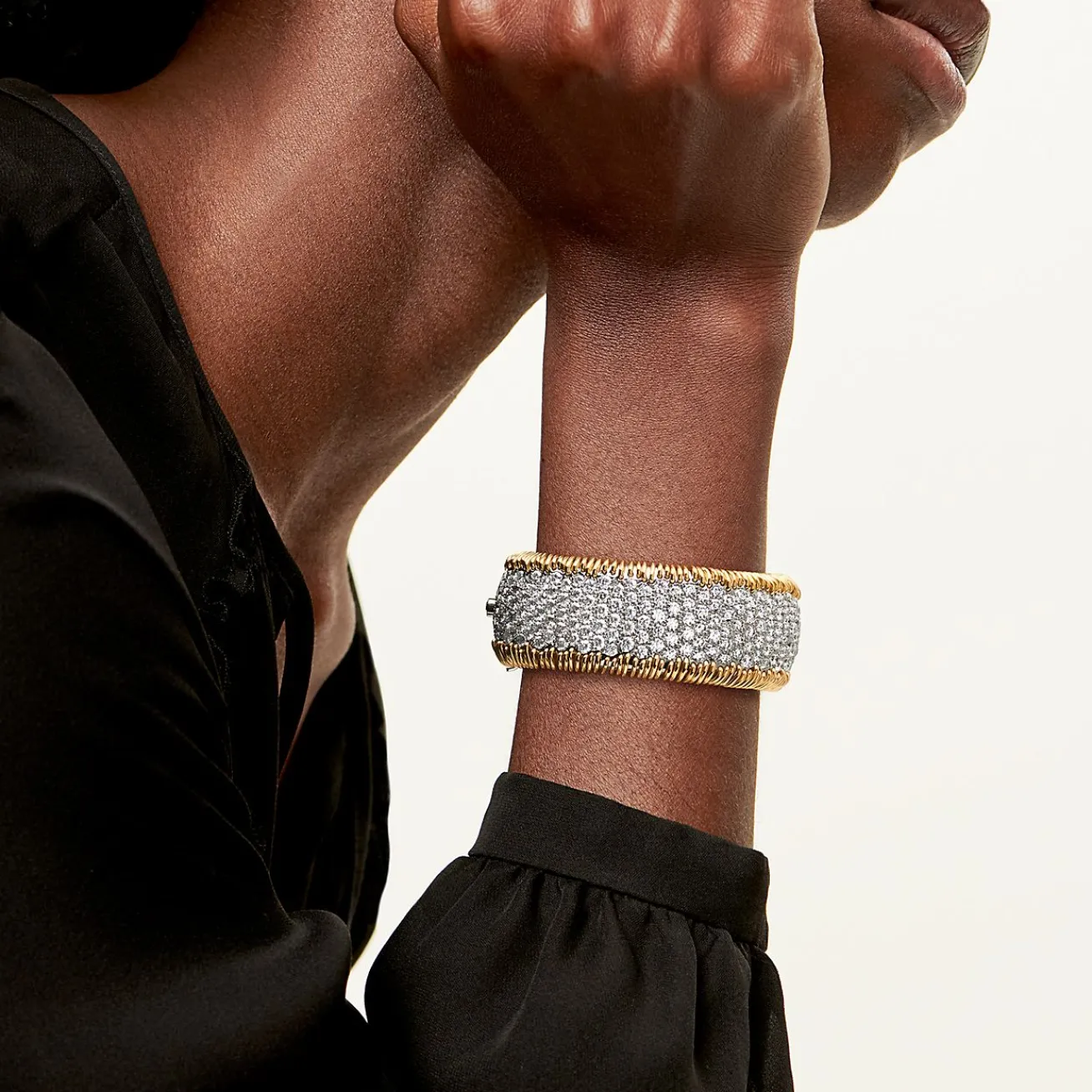 Tiffany & Co. Bracelet in Platinum and Yellow Gold with Diamonds | ^ Bracelets|Gold Jewelry