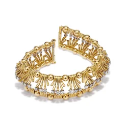 Tiffany & Co. Bracelet in Yellow Gold and Platinum with Diamonds | ^ Bracelets|Gold Jewelry
