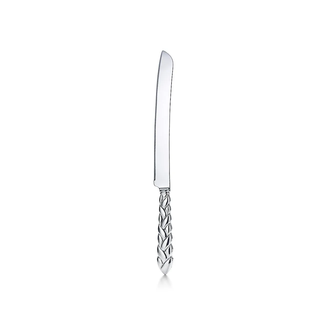 Tiffany & Co. Braided bread knife in sterling silver. | ^ Tableware|Flatware & Trays