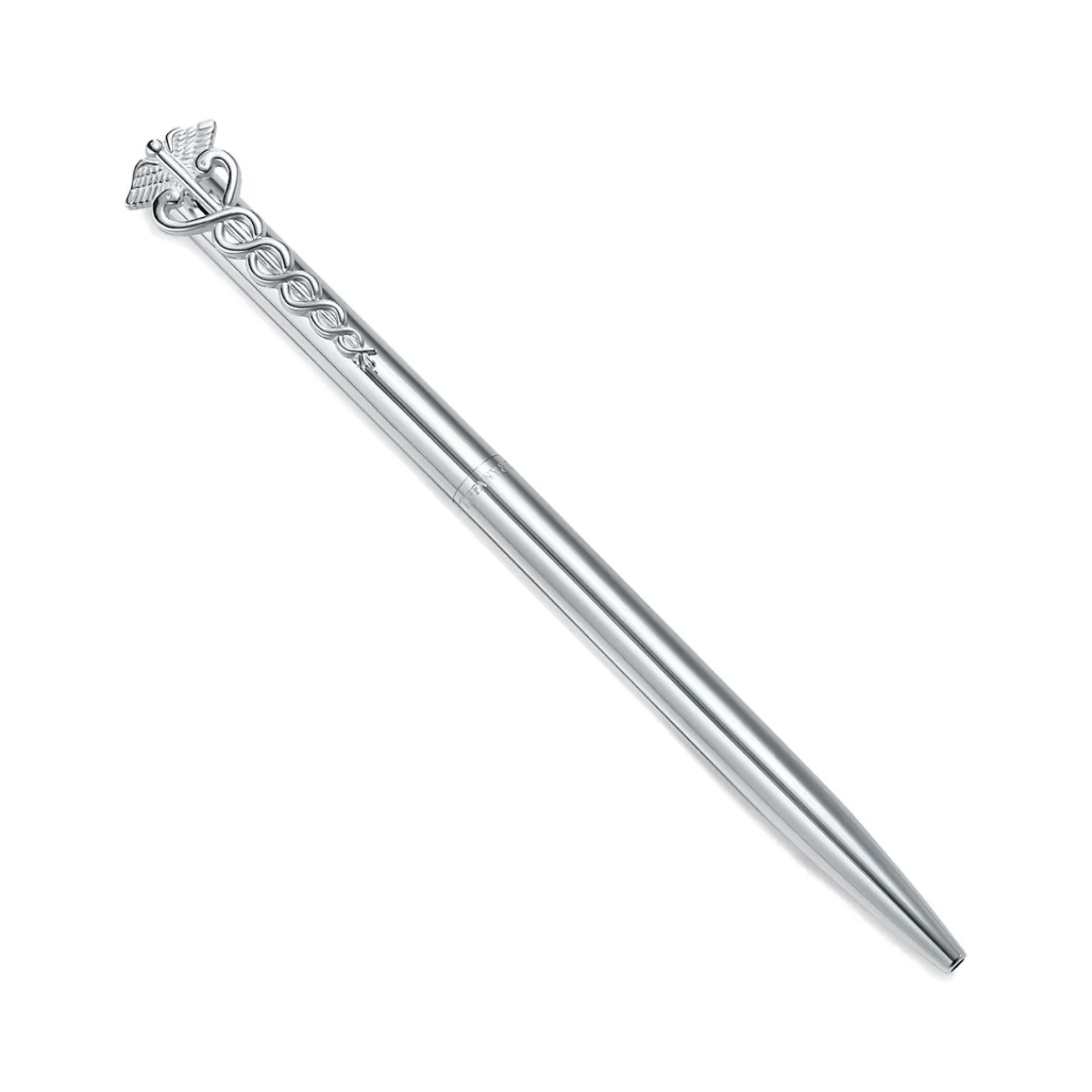 Tiffany & Co. Caduceus clip retractable ballpoint pen in sterling silver. | ^ Him|Gifts for Him