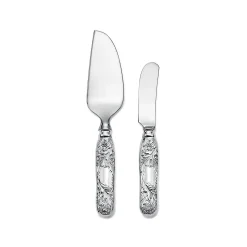 Tiffany & Co. Chrysanthemum cheese knife and server in sterling silver. | ^ The Couple|Wedding Gifts