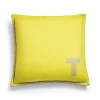 Tiffany & Co. Color Block Cushion in Citrine Yellow and Gray Cashmere and Wool | ^ The Home|Housewarming Gifts