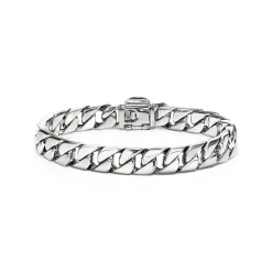 Tiffany & Co. Curb link bracelet in sterling silver, medium. | ^ Bracelets|Men's Jewelry