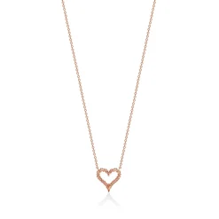 Tiffany & Co. Diamond heart pendant in 18k rose gold, mini. | ^ Necklaces & Pendants|Rose Gold Jewelry