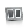 Tiffany & Co. Diamond Point dual rectangular frame in sterling silver. | ^ The Home|Housewarming Gifts
