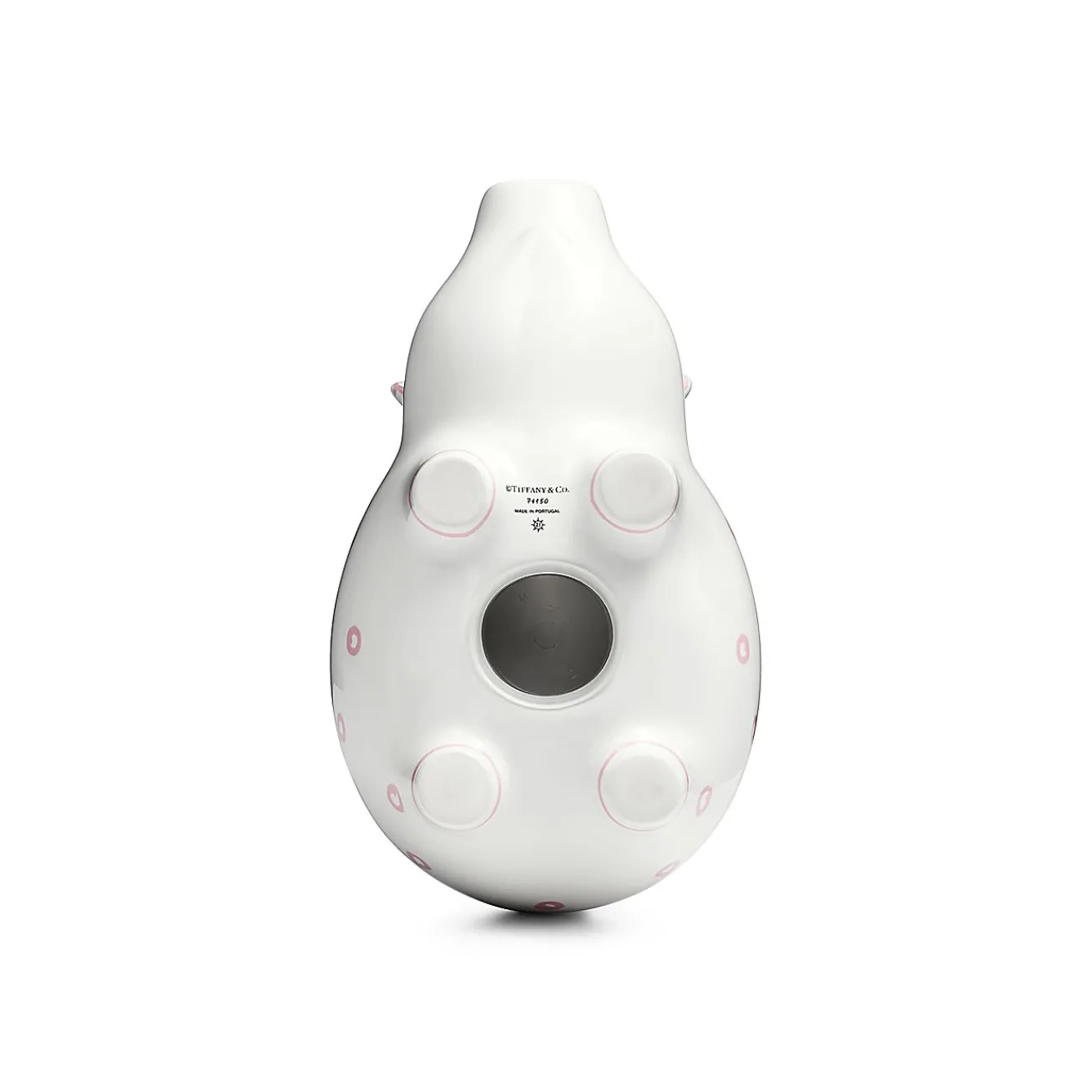 Tiffany & Co. Dot piggy bank in earthenware with pink accents. | ^ Baby|Baby