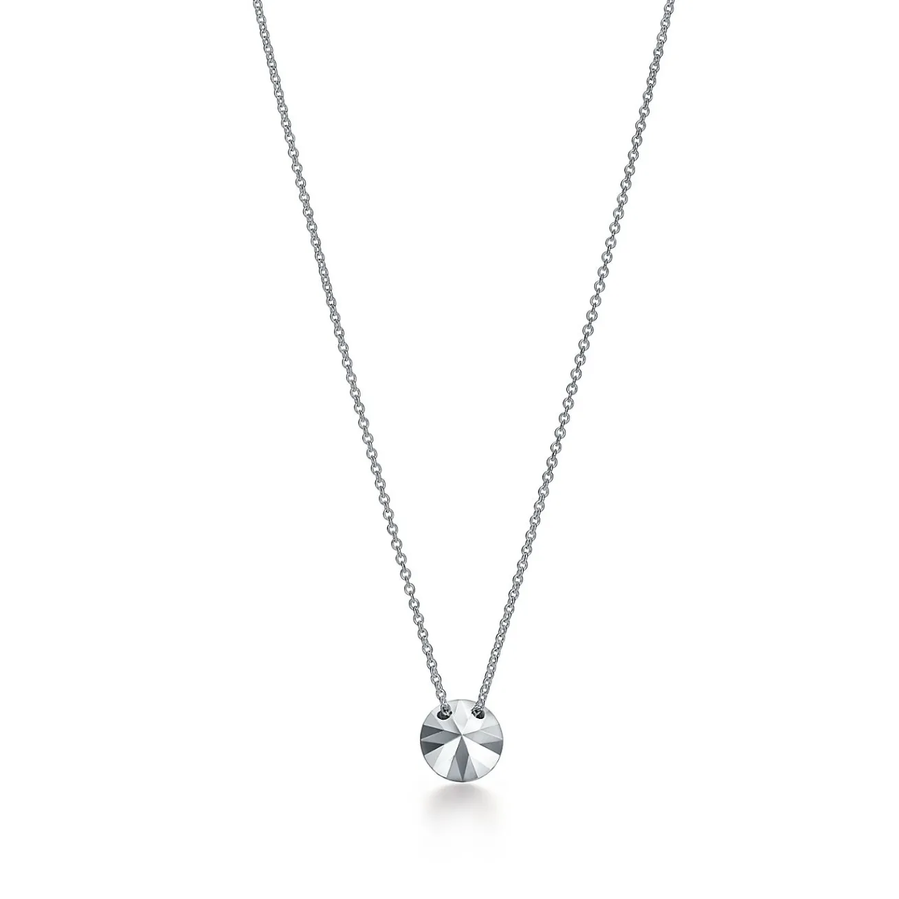 Tiffany & Co. Elsa Peretti® 2 Carat Faceted Pendant in Silver | ^ Necklaces & Pendants|Sterling Silver Jewelry
