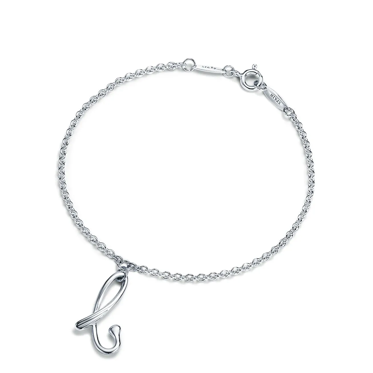Tiffany & Co. Elsa Peretti® Alphabet bracelet in sterling silver. Letters A-Z available. | ^ Bracelets|Gifts for Her