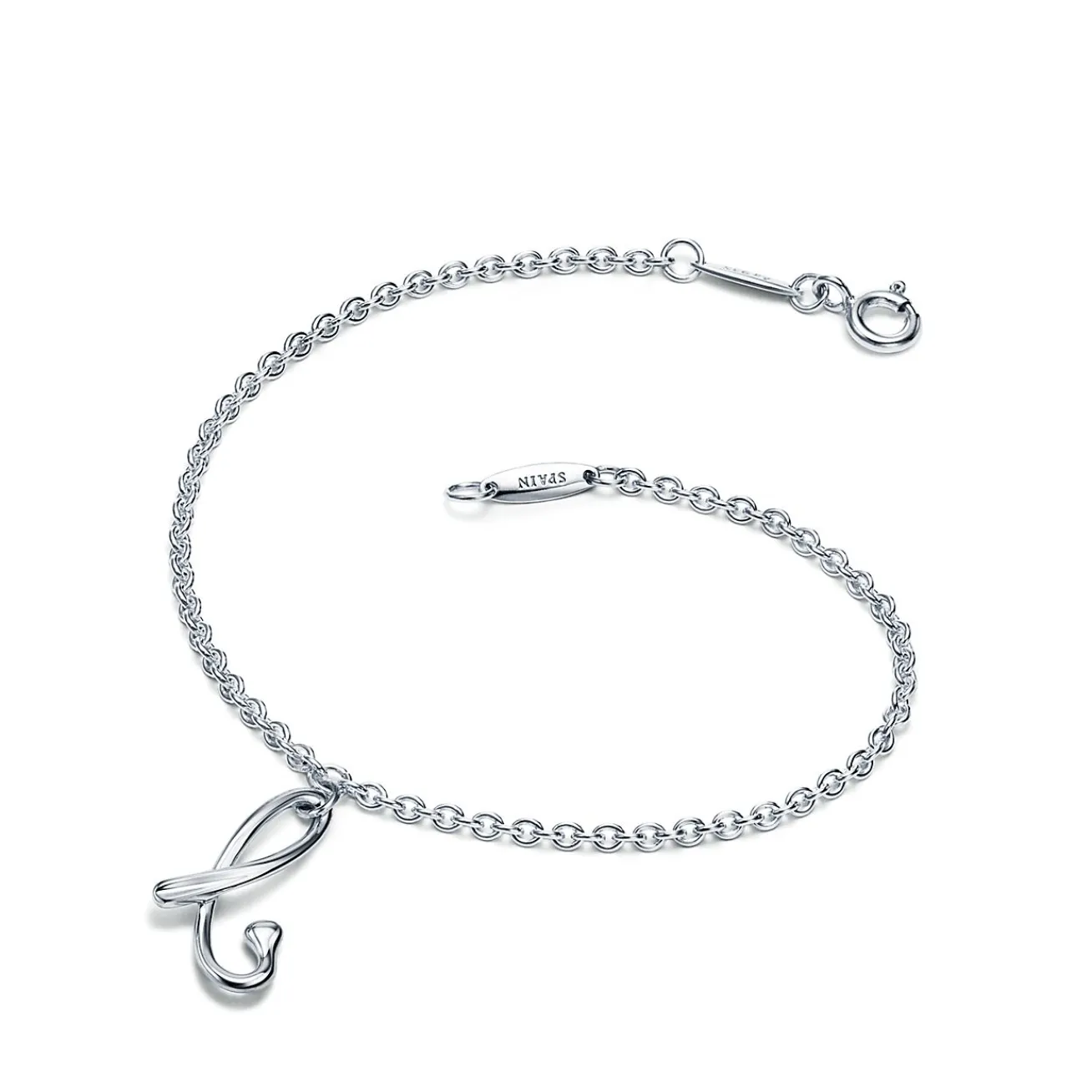 Tiffany & Co. Elsa Peretti® Alphabet bracelet in sterling silver. Letters A-Z available. | ^ Bracelets|Gifts for Her