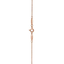 Tiffany & Co. Elsa Peretti® Alphabet pendant in 18k rose gold. Letters A-Z available. | ^ Necklaces & Pendants|Rose Gold Jewelry