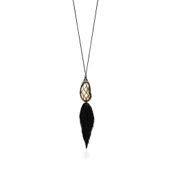 Tiffany & Co. Elsa Peretti® Bean® design Pendant in Yellow Gold, 29 x 50 mm | ^ Necklaces & Pendants|Gold Jewelry
