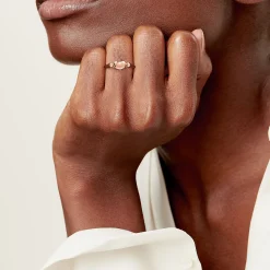 Tiffany & Co. Elsa Peretti® Bean® design Ring in Rose Gold, Mini | ^ Rings|Rose Gold Jewelry
