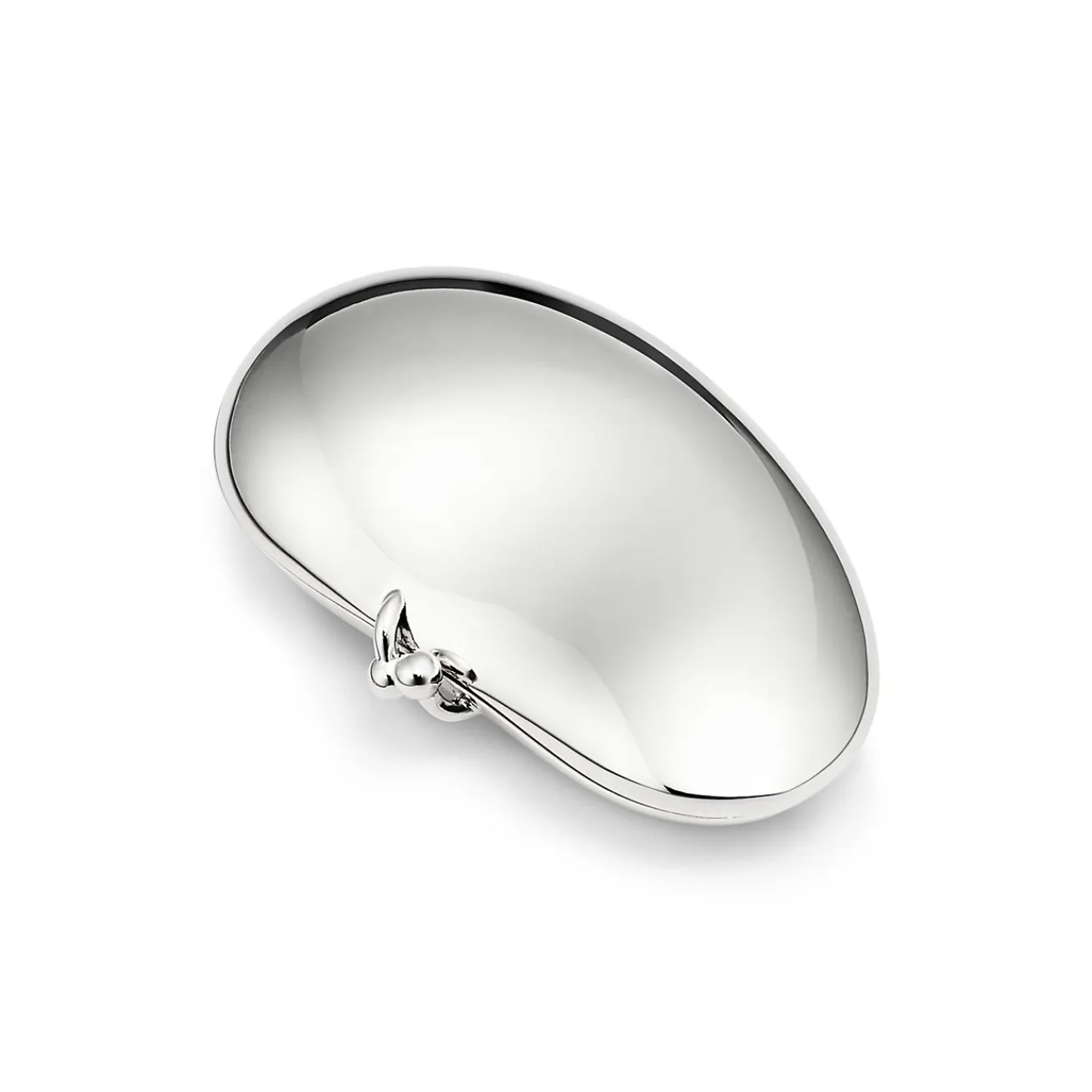 Tiffany & Co. Elsa Peretti® Bean® design Pillbox in Sterling Silver and Yellow Gold | ^ The Home|Housewarming Gifts