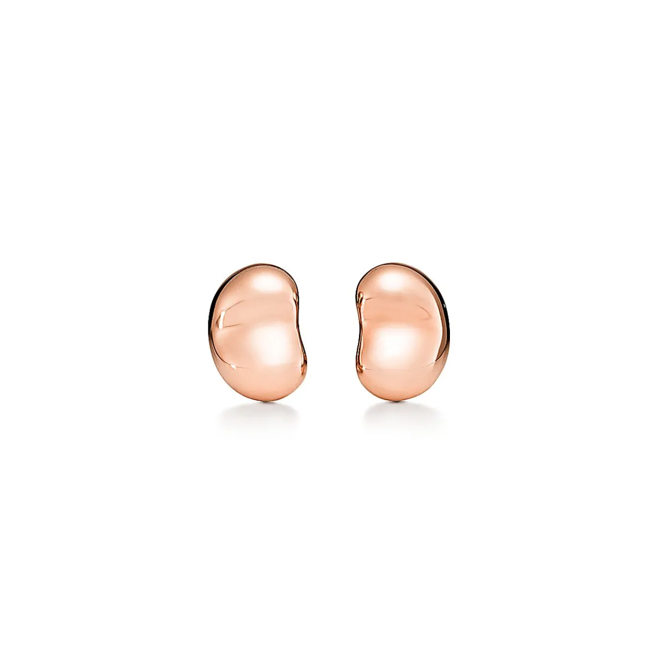 Tiffany & Co. Elsa Peretti® Bean® design Earrings in Rose Gold, 9 mm | ^ Earrings|Rose Gold Jewelry