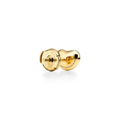 Tiffany & Co. Elsa Peretti® Bean® design Earrings in Yellow Gold with Pavé Diamonds, 9 mm | ^ Earrings|Gold Jewelry
