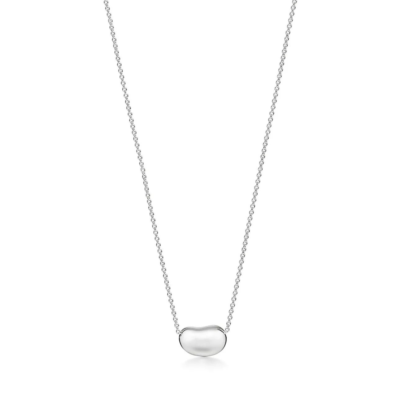 Tiffany & Co. Elsa Peretti® Bean® design Pendant in Sterling Silver, 12 mm | ^ Necklaces & Pendants|Gifts for Her