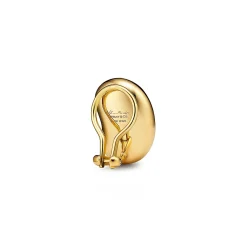 Tiffany & Co. Elsa Peretti® Bean® design Ear Clips in Yellow Gold, 20 mm | ^ Earrings|New Jewelry