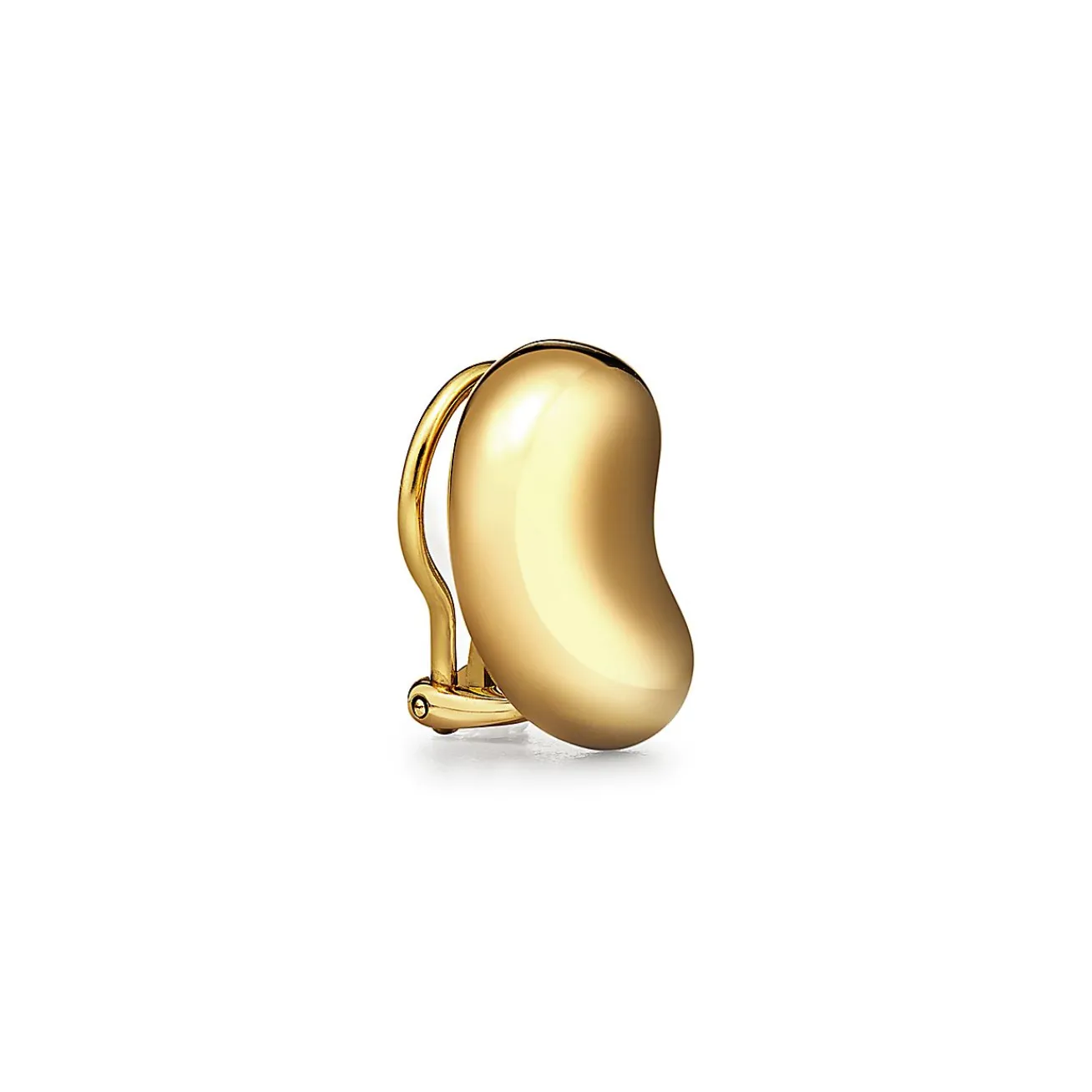 Tiffany & Co. Elsa Peretti® Bean® design Ear Clips in Yellow Gold, 20 mm | ^ Earrings|New Jewelry