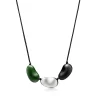 Tiffany & Co. Elsa Peretti® Bean® design Necklace in Silver and Lacquer over Japanese Hardwood | ^ Necklaces & Pendants|New Jewelry