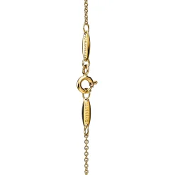 Tiffany & Co. Elsa Peretti® Bean® design Pendant in Yellow Gold with Green Jade, 18 mm | ^ Necklaces & Pendants|Gold Jewelry