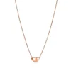 Tiffany & Co. Elsa Peretti® Bean® design Pendant in Rose Gold, 6.5 mm | ^ Necklaces & Pendants|Rose Gold Jewelry