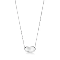 Tiffany & Co. Elsa Peretti® Bean® design Pendant in Sterling Silver, 18 mm | ^ Necklaces & Pendants|Bold Silver Jewelry