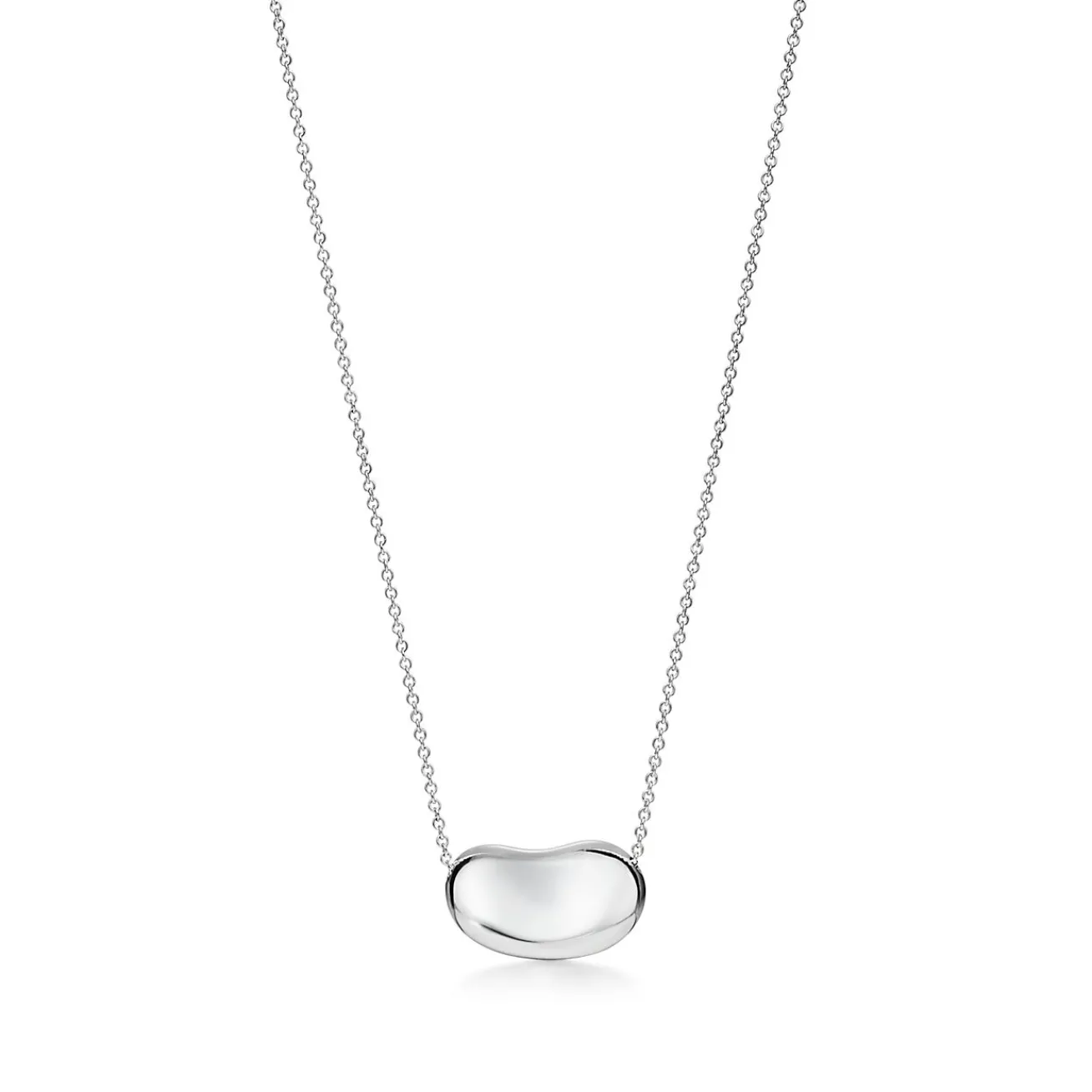 Tiffany & Co. Elsa Peretti® Bean® design Pendant in Sterling Silver, 18 mm | ^ Necklaces & Pendants|Bold Silver Jewelry