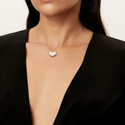 Tiffany & Co. Elsa Peretti® Bean® design Pendant in Sterling Silver, 18 mm | ^ Necklaces & Pendants|Bold Silver Jewelry