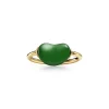 Tiffany & Co. Elsa Peretti® Bean® design Ring in Yellow Gold with Green Jade, 12 mm | ^ Rings|New Jewelry