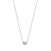 Tiffany & Co. Elsa Peretti® Bean® design Pendant in Rose Gold with Diamonds, 12 mm | ^ Necklaces & Pendants|Dainty Jewelry