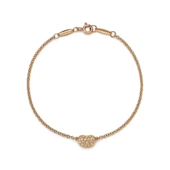 Tiffany & Co. Elsa Peretti® Bean® design Bracelet in Yellow Gold with Diamonds | ^ Bracelets|New Jewelry