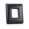 Tiffany & Co. Elsa Peretti® Bombe frame in black leather, medium. | ^ Decor|Elsa Peretti Home