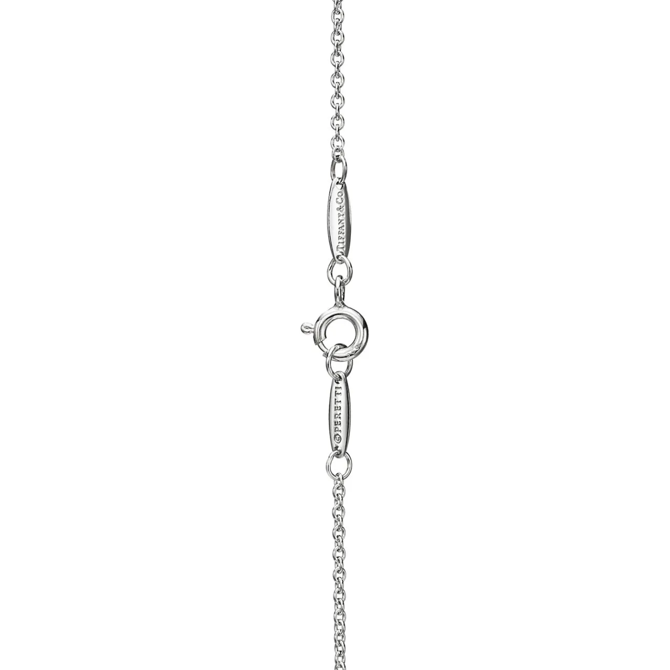 Tiffany & Co. Elsa Peretti® Cat Island pendant in silver with a freshwater cultured pearl. | ^ Necklaces & Pendants|Sterling Silver Jewelry