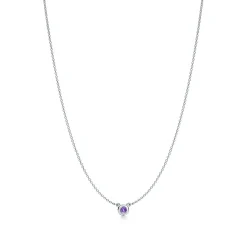 Tiffany & Co. Elsa Peretti® Color by the Yard Amethyst Pendant in Silver | ^ Necklaces & Pendants|Sterling Silver Jewelry