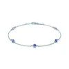 Tiffany & Co. Elsa Peretti® Color by the Yard bracelet in platinum with sapphires. | ^ Bracelets|Platinum Jewelry
