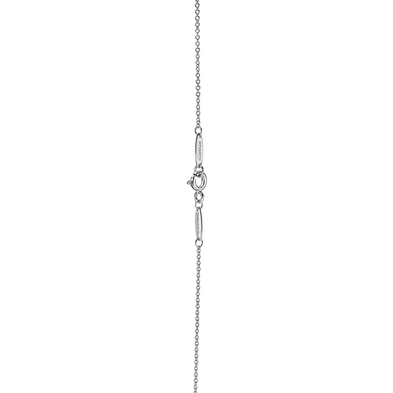 Tiffany & Co. Elsa Peretti® Color by the Yard Aquamarine Pendant in Silver | ^ Necklaces & Pendants|Gifts for Her