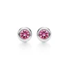 Tiffany & Co. Elsa Peretti® Color by the Yard earrings in sterling silver with pink sapphires. | ^ Earrings|Sterling Silver Jewelry