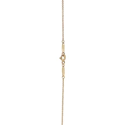Tiffany & Co. Elsa Peretti® Color by the Yard Pendant in Yellow Gold with an Emerald | ^ Necklaces & Pendants|Dainty Jewelry