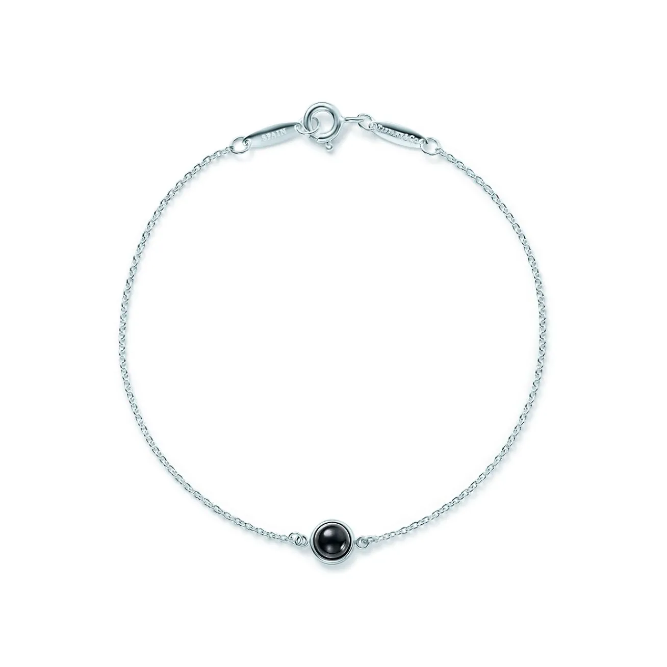 Tiffany & Co. Elsa Peretti® Color by the Yard Black Jade Bracelet in Silver | ^ Bracelets|Sterling Silver Jewelry