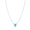 Tiffany & Co. Elsa Peretti® Color by the Yard Turquoise Pendant in Silver | ^ Necklaces & Pendants|Sterling Silver Jewelry