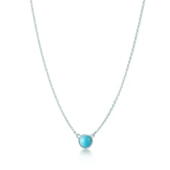 Tiffany & Co. Elsa Peretti® Color by the Yard Turquoise Pendant in Silver | ^ Necklaces & Pendants|Sterling Silver Jewelry
